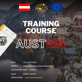 Avusturya Erasmus+ Kursu: Digital World for Active Citizenship