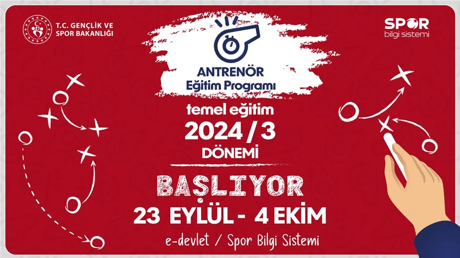 2024/3 Antrenör Temel Eğitim Sınavı