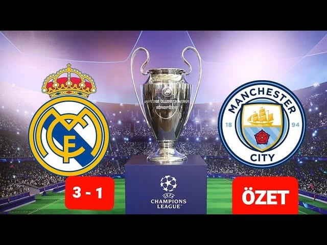 REAL MADRİD MANCHESTER CİTY MAÇ ÖZETİ UEFA ŞAMPİYONLAR LİGİ PLAY OFF RÖVANŞ MAÇI #realmadrid