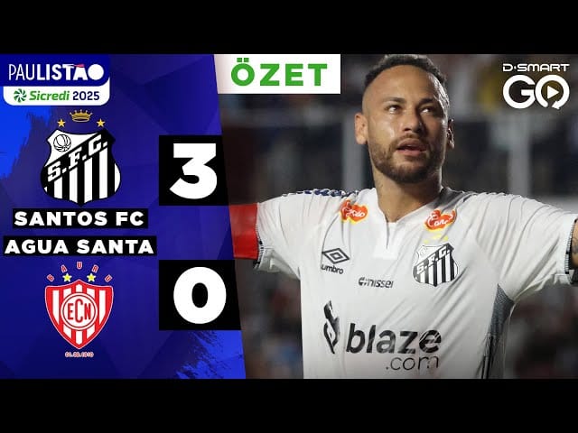 Santos 3-0 Noroeste | MAÇ ÖZETİ | Neymar, Santos’u Uçuruyor! Neymar vs. Noroeste…