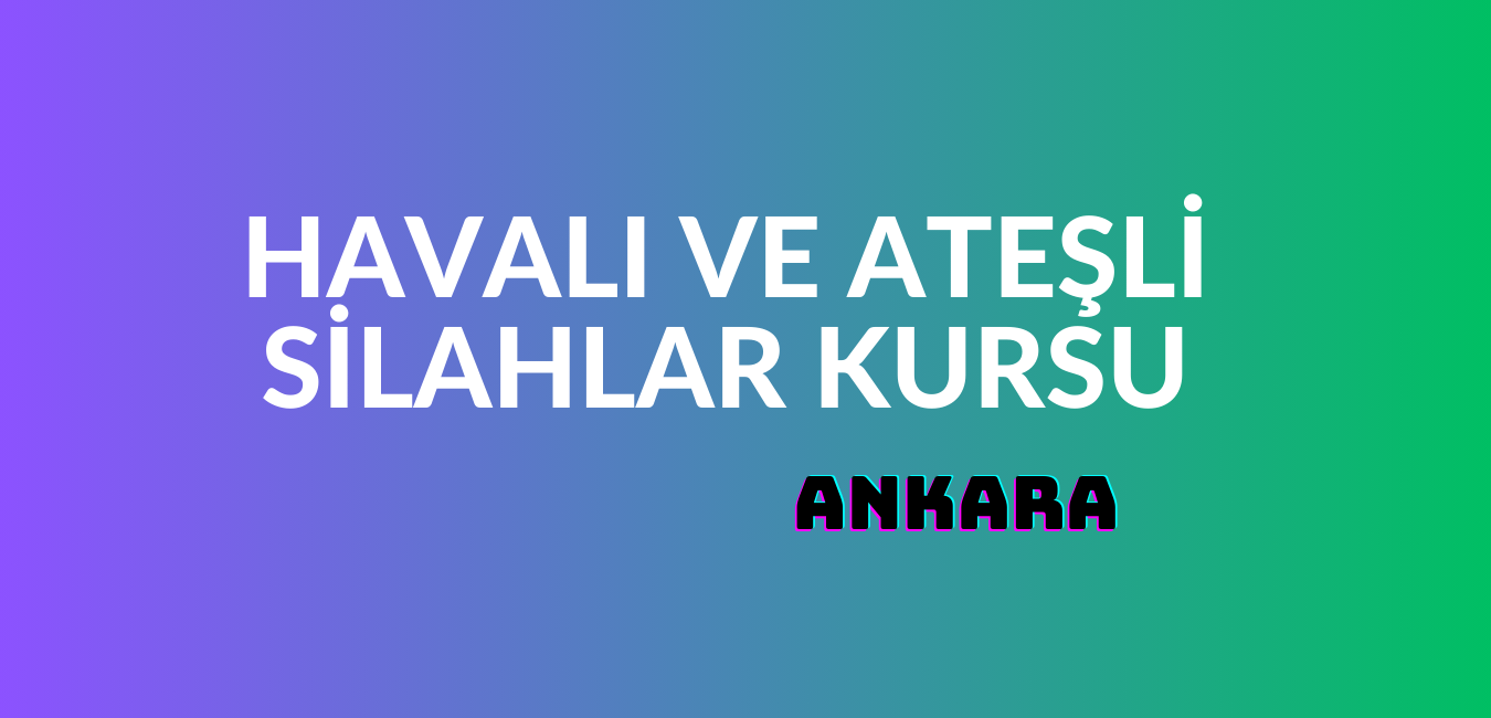 Havalı ve Ateşli Silahlar 2. Kademe Antrenörlük Kursu 2025