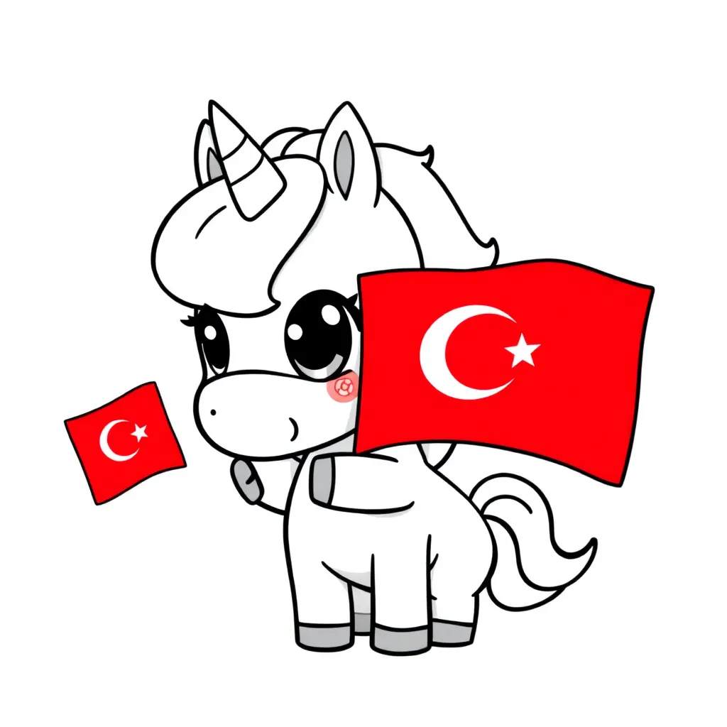 turk-bayragi-tutan-unicorn