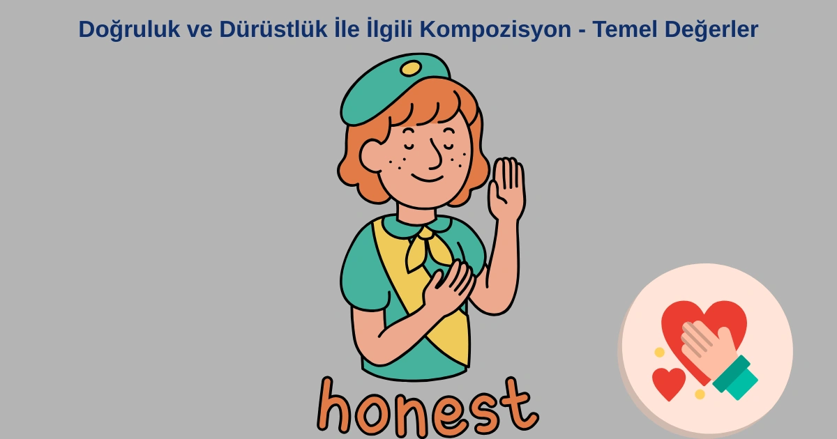 Doğruluk ve Dürüstlük İle İlgili Kompozisyon – Temel Değerler