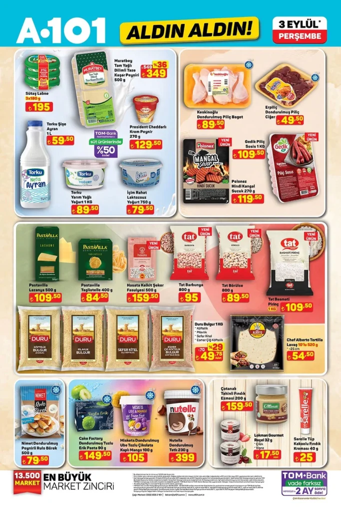 A101 3 Eylül 2026 Aktüel Ürünler Kataloğu